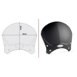 100ALB + AL11**A : Givi Race Café Bubble CB500X CB500F CBR500R