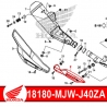 18180-MJW-J40ZA : Tapa de protección del colector original CB500X CB500F CBR500R