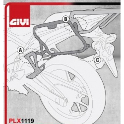 PLX1119 : Givi Side Case Racks CB500X CB500F CBR500R