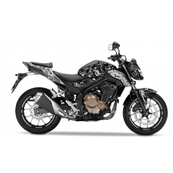 burn-out-camouflage : Burn-Out Grafix Sticker Decal Kit CB500X CB500F CBR500R