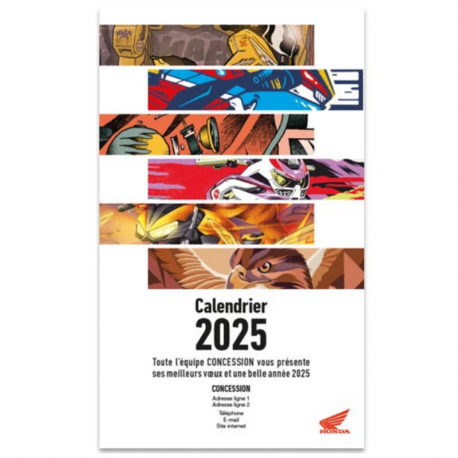 calendrier-honda-2025 : Honda Kalender 2025 CB500X CB500F CBR500R