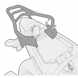 SR1119 : Soporte top case Givi CB500X CB500F CBR500R